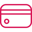 "Credit card icon representing secure and convenient online payments."